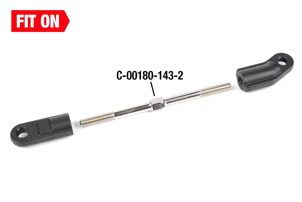 Corally C-00180-903 HD-Lenkkugelgelenk Verbundwerkstoff 1 Satz Detail 2 Corally C-00180-903 Detail 2