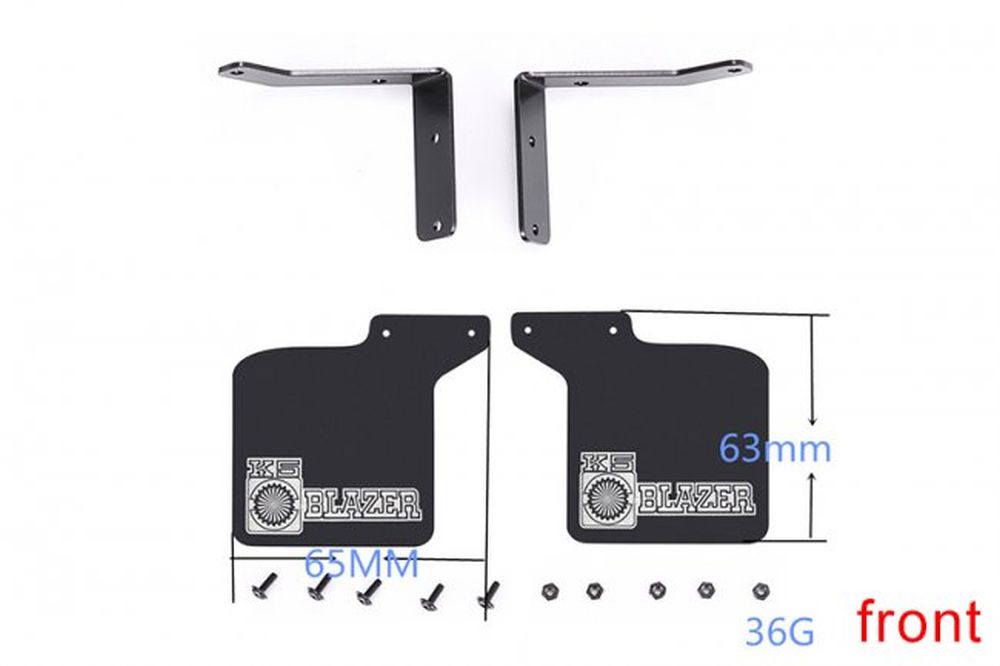 GPM TRX4ZSP65BK TRX-4 K5 Blazer Schmutzfänger Detail 3 GPM TRX4ZSP65BK Detail 3