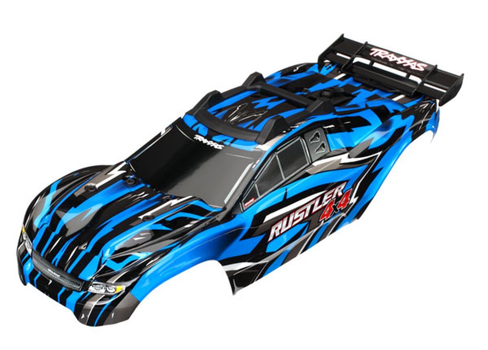 Traxxas 6718X Karosserie Rustler 4x4 blau Traxxas 6718X